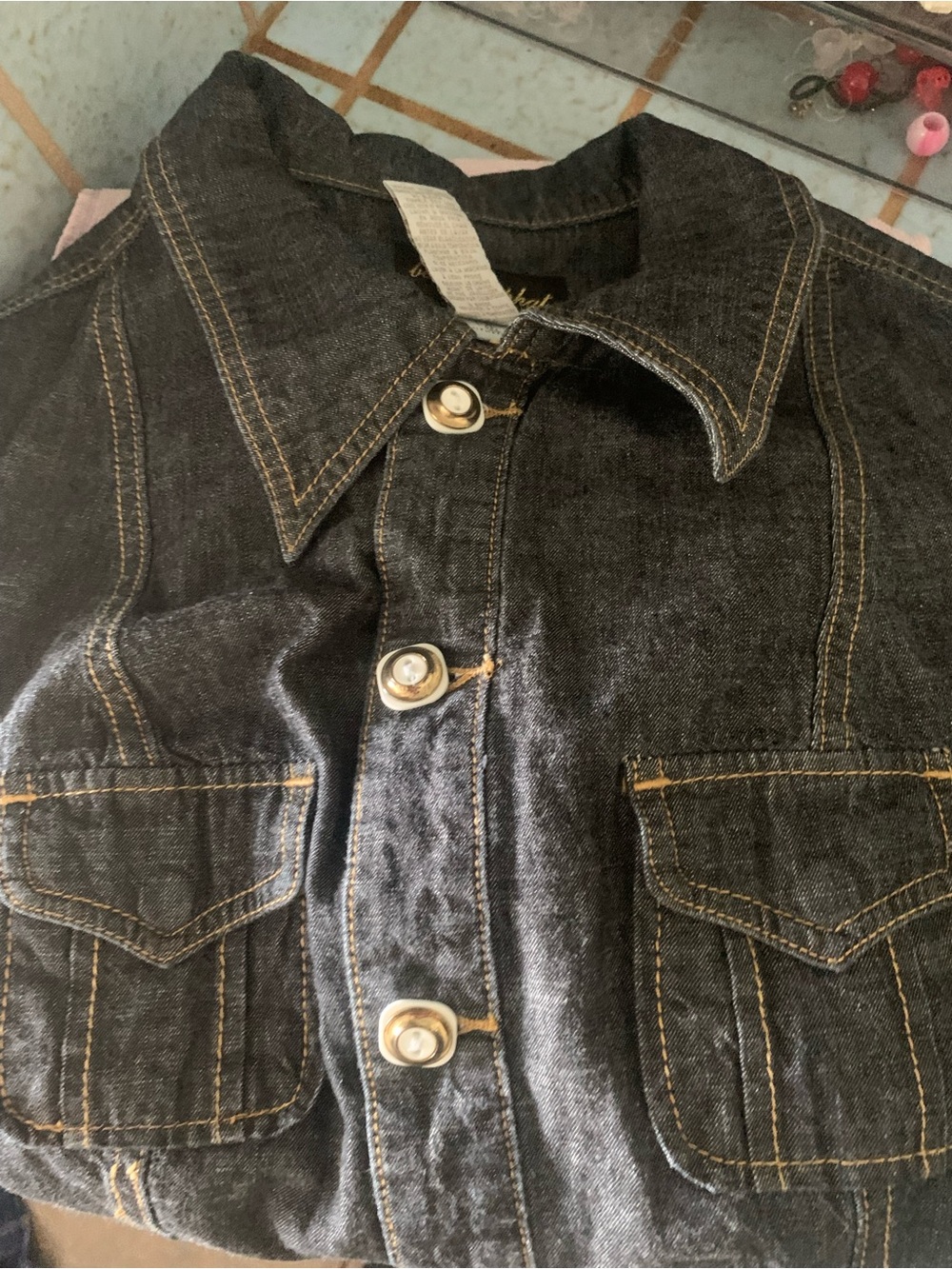 Y2K baby phat black denim jumpsuit - Picture 2 of 10